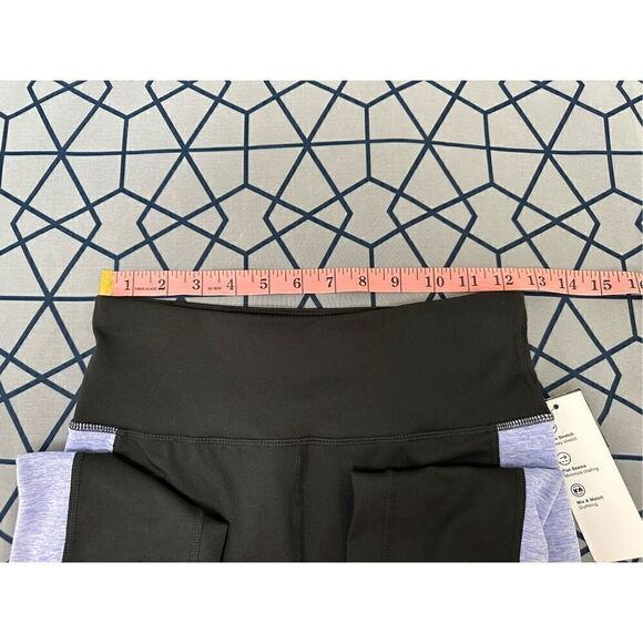 Ideology Women’s Black Heather Colorblocked Cropped Leggings Size XS - Picture 9 of 10
